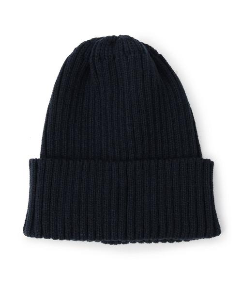 green label relaxing(グリーンレーベルリラクシング)の「CB COyoMI リブニットキャップ◆(ニットキャップ/ビーニー・レディース・オフホワイト/ブラック/ライトグレー/ネイビー・フリー)」の10枚目の写真