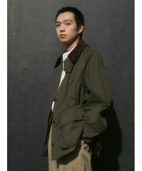 BEDALE / ビデイル】ピーチスキン コットン ブルゾン（オーバーサイズ