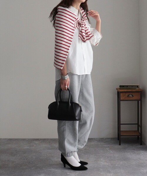 GEVACO（ゲバコ）の「【GEVACO/ゲバコ】タイプライター6分袖シャツ（シャツ/ブラウス・レディース・ブルー系その他3/ブルー系その他/ピンク系その他/オフホワイト・36/38）」の12枚目の写真