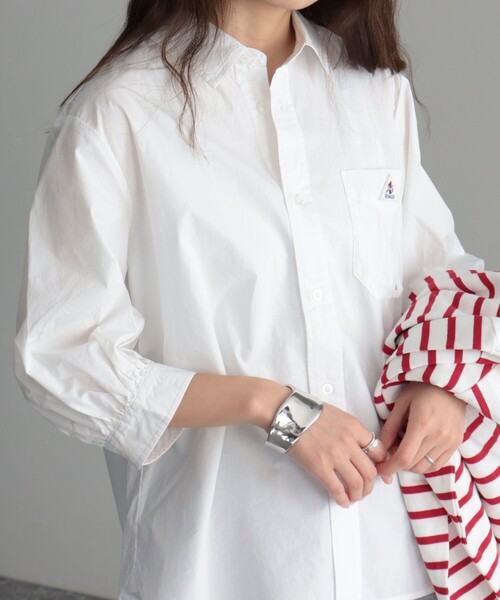 GEVACO（ゲバコ）の「【GEVACO/ゲバコ】タイプライター6分袖シャツ（シャツ/ブラウス・レディース・ブルー系その他3/ブルー系その他/ピンク系その他/オフホワイト・36/38）」の20枚目の写真