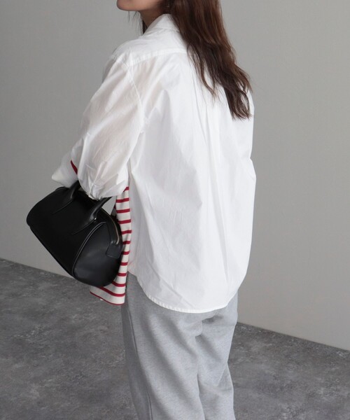 GEVACO（ゲバコ）の「【GEVACO/ゲバコ】タイプライター6分袖シャツ（シャツ/ブラウス・レディース・ブルー系その他3/ブルー系その他/ピンク系その他/オフホワイト・36/38）」の22枚目の写真