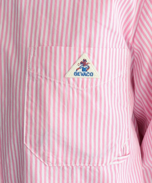 GEVACO（ゲバコ）の「【GEVACO/ゲバコ】タイプライター6分袖シャツ（シャツ/ブラウス・レディース・ブルー系その他3/ブルー系その他/ピンク系その他/オフホワイト・36/38）」の8枚目の写真