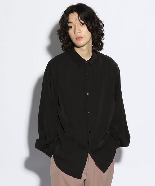 HARE（ハレ）の「【SET UP対応】TOROMIシャツLS(HARE)（シャツ/ブラウス・メンズ・ブルー/グレー/パープル/ホワイト/ブラック/ピンク/オレンジ/グレー系その他/グリーン/ブラウン・SMALL/MEDIUM）」の15枚目の写真