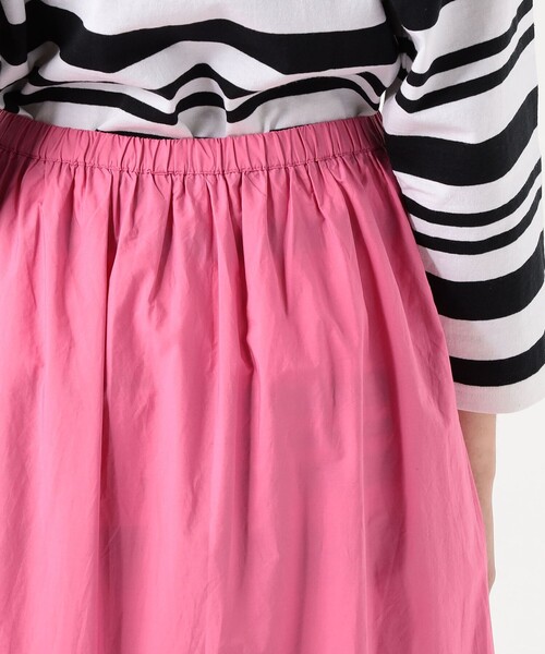 GANNI(ガニー)の「GANNI Cotton Poplin Long Flounce スカート(スカート・レディース・ピンク・34)」の4枚目の写真