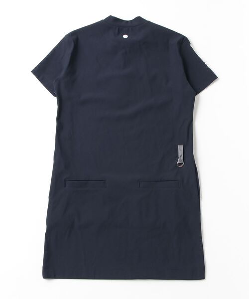 BRIEFING（ブリーフィング）の「【ブリーフィングゴルフ】WOMENS SLEEVE LOGO MOCK NECK ONE PIECE（ワンピース・レディース・ブラック/ネイビー・M/XS/S）」の3枚目の写真