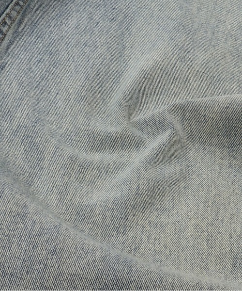 SPINNS（スピンズ）の「オーバーダイストレートデニムパンツ　ヴィンテージライクデニム（デニムパンツ・レディース・ブルー/その他・M/S/XS）」の6枚目の写真