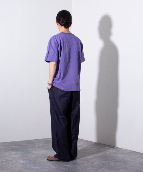 GEVACO(ゲバコ)の「【GEVACO/ゲバコ】コットンリネン イージーベイカーパンツ (無地/ストライプ)(その他パンツ・メンズ・ブルー系その他/ネイビー/ブラック/グリーン/ベージュ系その他/イエロー・M/L)」の20枚目の写真