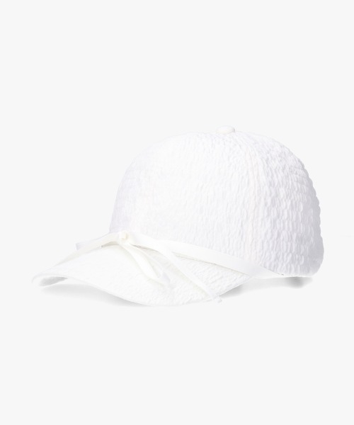 kaorinomori(カオリノモリ)の「kaorinomori フローキャップ / カオリノモリ(キャップ・レディース・ブラック/ホワイト/ピンク・FREE)」の4枚目の写真