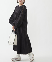 CONVERSE TOKYO | 【STAR★LACE】2WAY VOLUME-SLEEVE DRESS (シャツワンピース)