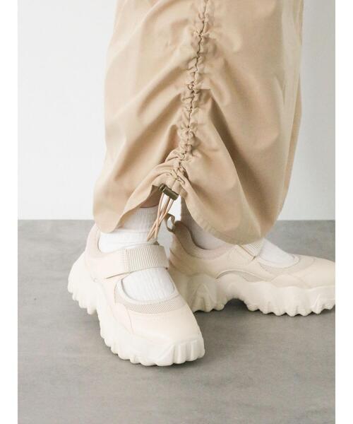 ehka sopo(エヘカソポ)の「サイドドロストナロースカート(スカート・レディース・ベージュ/カーキ/ブラック・F)」の21枚目の写真