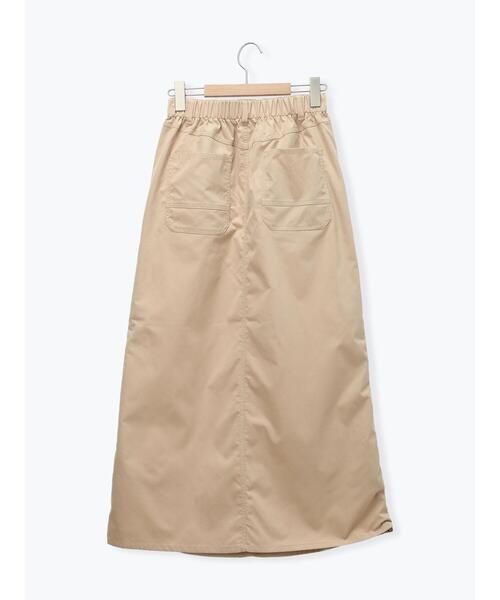 ehka sopo(エヘカソポ)の「サイドドロストナロースカート(スカート・レディース・ベージュ/カーキ/ブラック・F)」の17枚目の写真