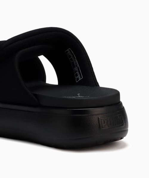 PUMA(プーマ)の「PUMA/プーマ レディース サンダル 厚底 WNS MAYU PUFFY SLIDES ウィメンズ マユ パフィー サンダル 399450(サンダル・レディース・ホワイト/ブラック・23.0cm/24.0cm/25.0cm)」の11枚目の写真