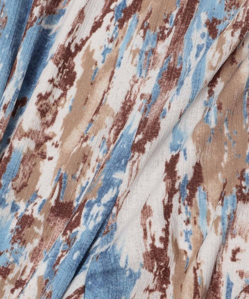 LEPSIM(レプシィム)の「楊柳柄イージーパンツ 987512(その他パンツ・レディース・ブルー/イエロー/オフホワイト/ブラック・FREE)」の6枚目の写真