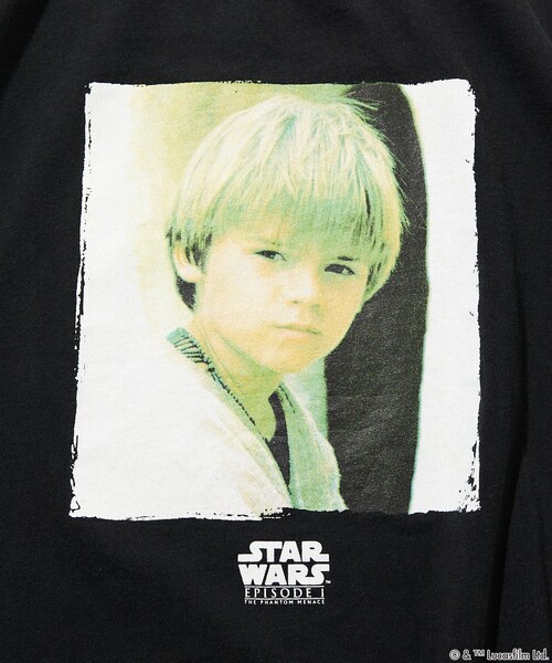 FREAK'S STORE（フリークスストア）の「FREAK’S STORE/フリークスストア STARWARS/スターウォーズ(UP) フロスト加工ショートスリーブTシャツ/半袖/リラックスフィット（Tシャツ/カットソー・メンズ・ホワイト/ブラック・MEDIUM/LARGE）」の13枚目の写真