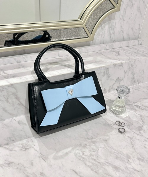 Loueme（ルエム）の「ビッグリボンハンドバッグ（ハンドバッグ・レディース・シルバー/アイボリー/その他2/その他1/ピンク・FREE）」の9枚目の写真