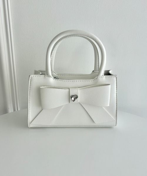 Loueme（ルエム）の「ビッグリボンハンドバッグ（ハンドバッグ・レディース・シルバー/アイボリー/その他2/その他1/ピンク・FREE）」の10枚目の写真