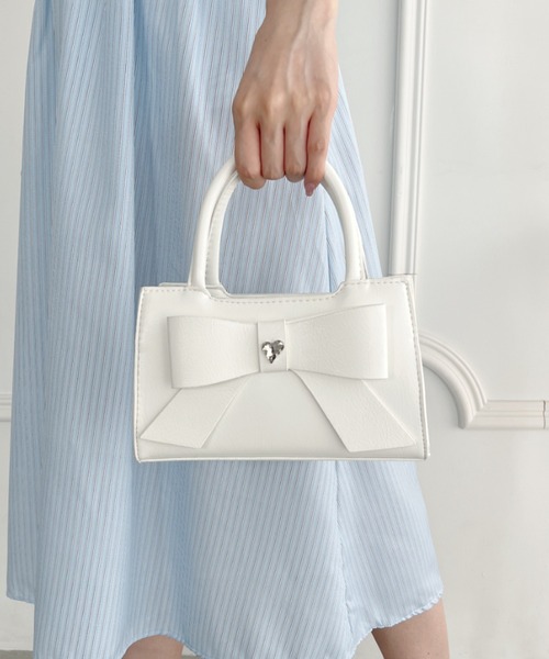 セール】ビッグリボンハンドバッグ（ハンドバッグ）｜Loueme（ルエム