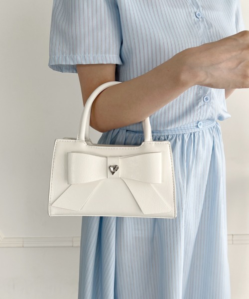 セール】ビッグリボンハンドバッグ（ハンドバッグ）｜Loueme（ルエム