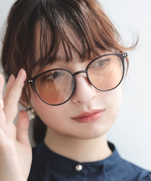 DONOBAN（ドノバン）の「【UVカット率 99％以上】 ボストン型 ライトカラーサングラス（サングラス・レディース・ライトグリーン/ライトブラウン/グレー系その他/ライトブルー・FREE）」の3枚目の写真