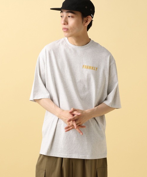 PBLIM(ページボーイリム)の「PBLIM/ナンバー26ビッグT(Tシャツ/カットソー・レディース・チャコールグレー/ブルー/杢グレー・MEDIUM/LARGE)」の6枚目の写真