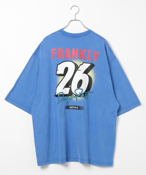 PBLIM(ページボーイリム)の「PBLIM/ナンバー26ビッグT(Tシャツ/カットソー・レディース・チャコールグレー/ブルー/杢グレー・MEDIUM/LARGE)」の18枚目の写真