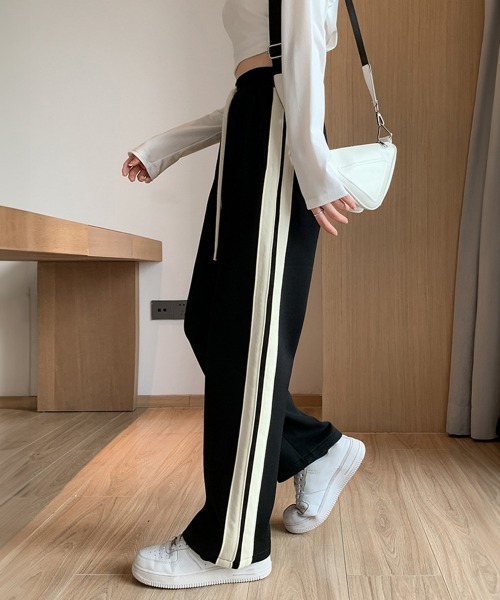 Miniministore(ミニミニストア)の「スウェットパンツ レディース 2本ライン(スウェットパンツ・レディース・ブラック・FREE)」の22枚目の写真