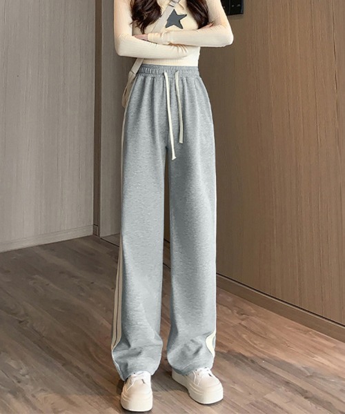 Miniministore(ミニミニストア)の「スウェットパンツ レディース 2本ライン(スウェットパンツ・レディース・ブラック・FREE)」の7枚目の写真