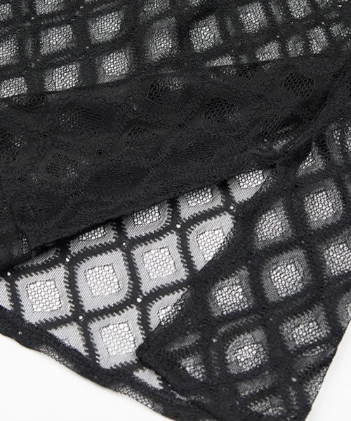 3.3 Field Trip （3.3フィールドトリップ）の「3.3 Field Trip／レースレイヤードスカート ド 2121781（スカート・レディース・アイボリー/ライトブルー/ブラック・FREE）」の5枚目の写真