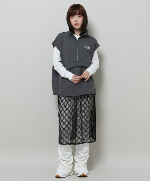 3.3 Field Trip （3.3フィールドトリップ）の「3.3 Field Trip／レースレイヤードスカート ド 2121781（スカート・レディース・アイボリー/ライトブルー/ブラック・FREE）」の19枚目の写真