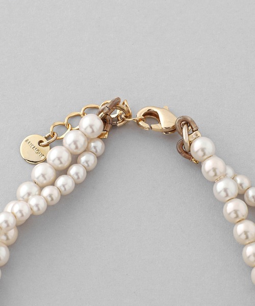 ANEMONE（アネモネ）の「ツイストパールブレスレット（ブレスレット・レディース・アイボリー・FREE）」の4枚目の写真