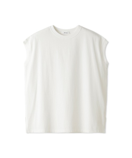 Mila Owen（ミラオーウェン）の「ハイラインフレンチスリーブカットトップス【手洗い可能】（Tシャツ/カットソー・レディース・ミント/ベージュ/ブラック/ホワイト・1/0）」の7枚目の写真