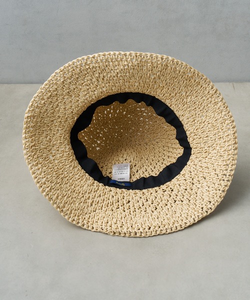 Actually(アクチュアリー)の「シンプル編みハット(ハット・レディース・ブラウン/アイボリー・フリー)」の7枚目の写真