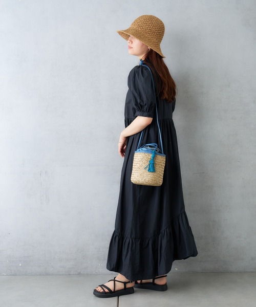 Actually(アクチュアリー)の「シンプル編みハット(ハット・レディース・ブラウン/アイボリー・フリー)」の11枚目の写真