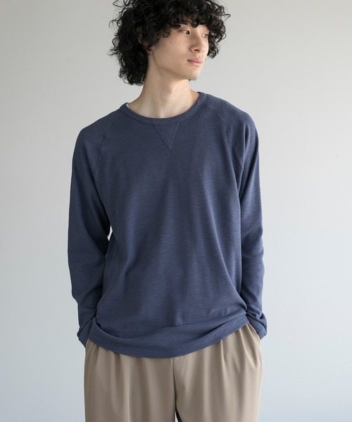 aimoha(アイモハ)の「aimoha men ESSENTIAL COTTON SWEATER(スウェット・メンズ・ブラック/ダークグレー/ネイビー/ホワイト・LARGE/X-LARGE/XX-LARGE/XXX-LARGE)」の1枚目の写真