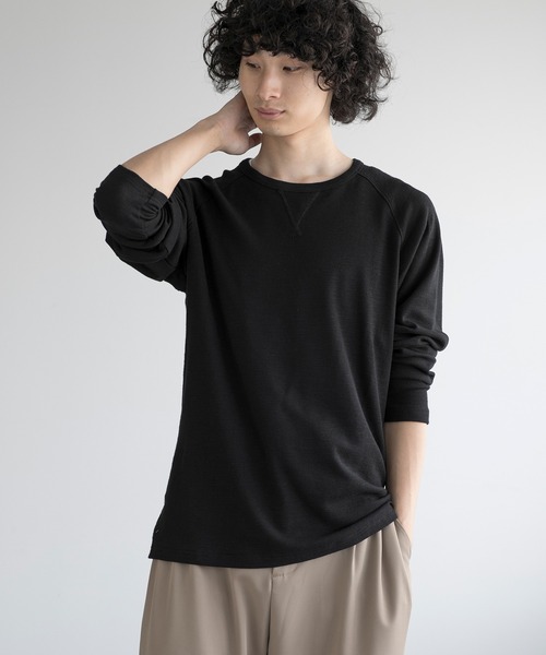 aimoha(アイモハ)の「aimoha men ESSENTIAL COTTON SWEATER(スウェット・メンズ・ブラック/ダークグレー/ネイビー/ホワイト・LARGE/X-LARGE/XX-LARGE/XXX-LARGE)」の7枚目の写真