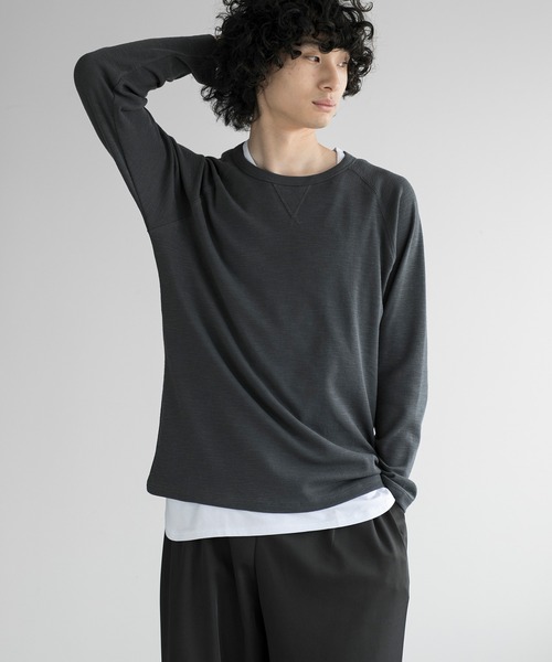 aimoha(アイモハ)の「aimoha men ESSENTIAL COTTON SWEATER(スウェット・メンズ・ブラック/ダークグレー/ネイビー/ホワイト・LARGE/X-LARGE/XX-LARGE/XXX-LARGE)」の11枚目の写真