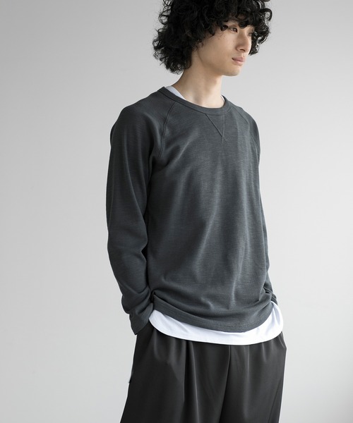 aimoha(アイモハ)の「aimoha men ESSENTIAL COTTON SWEATER(スウェット・メンズ・ブラック/ダークグレー/ネイビー/ホワイト・LARGE/X-LARGE/XX-LARGE/XXX-LARGE)」の16枚目の写真