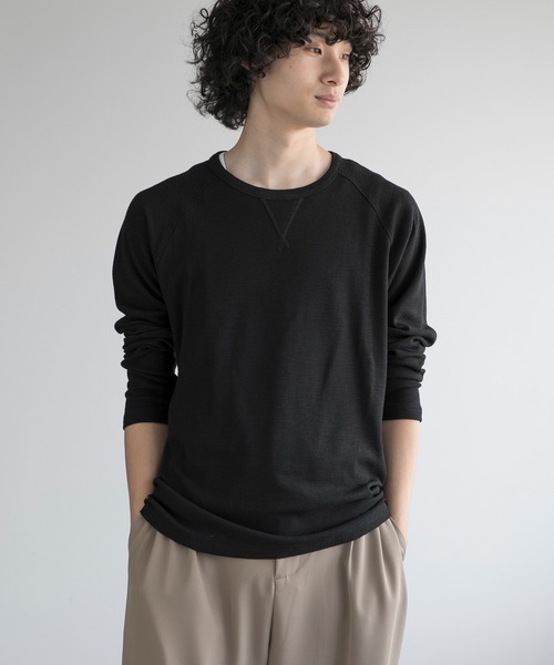 aimoha(アイモハ)の「aimoha men ESSENTIAL COTTON SWEATER(スウェット・メンズ・ブラック/ダークグレー/ネイビー/ホワイト・LARGE/X-LARGE/XX-LARGE/XXX-LARGE)」の17枚目の写真