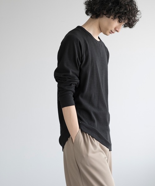 aimoha(アイモハ)の「aimoha men ESSENTIAL COTTON SWEATER(スウェット・メンズ・ブラック/ダークグレー/ネイビー/ホワイト・LARGE/X-LARGE/XX-LARGE/XXX-LARGE)」の20枚目の写真
