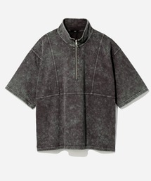 HARE | ピグメントキリカエハーフZIPカットソー(HARE)(Tシャツ/カットソー)