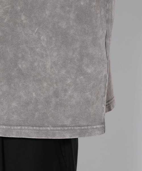 HARE(ハレ)の「ピグメントキリカエハーフZIPカットソー(HARE)(Tシャツ/カットソー・メンズ・ブラック/グレー/ブルー・SMALL/MEDIUM)」の5枚目の写真