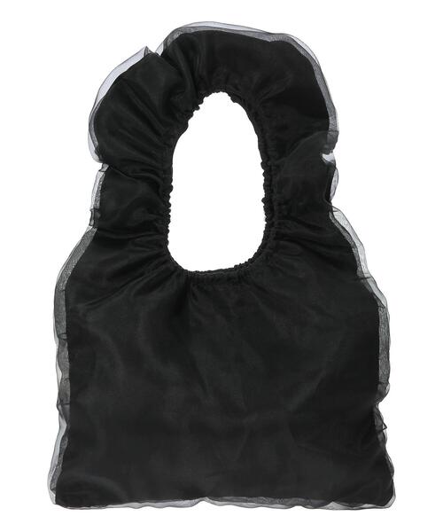 Lugnoncure（ルノンキュール）の「ギャザーマルシェバッグ（ハンドバッグ・レディース・シルバー/ブラック・F）」の7枚目の写真