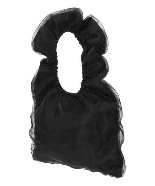 Lugnoncure（ルノンキュール）の「ギャザーマルシェバッグ（ハンドバッグ・レディース・シルバー/ブラック・F）」の8枚目の写真