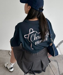 リボン刺繍Tシャツ【ZOZOTOWN限定アイテム】