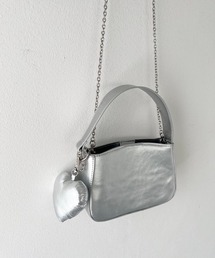 Me% | ハートチャーム付きポーチショルダー 126855(ショルダーバッグ)