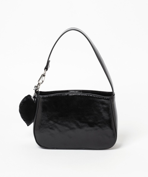 Me%（ミィパーセント）の「ハートチャーム付きポーチショルダー 126855（ショルダーバッグ・レディース・シルバー/ブラック・FREE）」の18枚目の写真