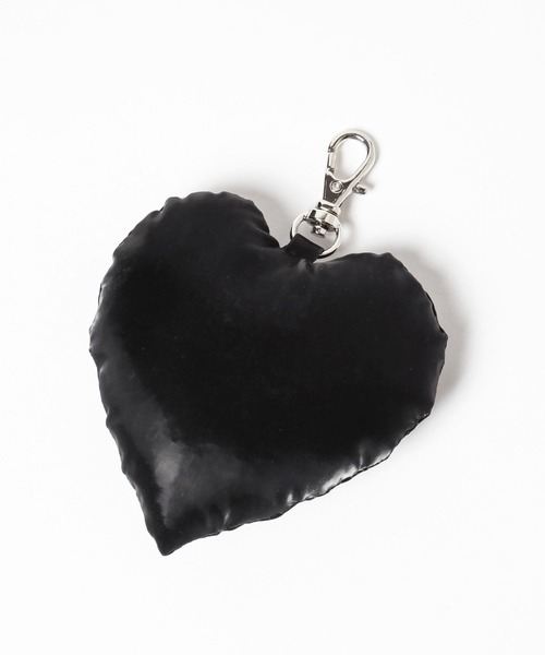 Me%（ミィパーセント）の「ハートチャーム付きポーチショルダー 126855（ショルダーバッグ・レディース・シルバー/ブラック・FREE）」の9枚目の写真