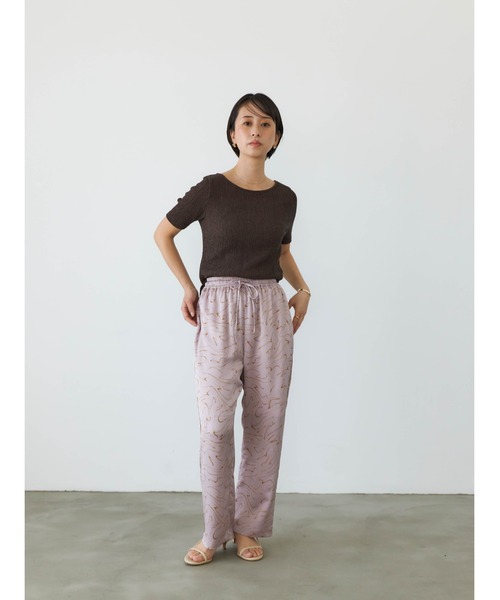 STRATA（エストラータ）の「マーブルドロストパンツ（その他パンツ・レディース・ブラック/パープル/グリーン・ONE SIZE）」の19枚目の写真