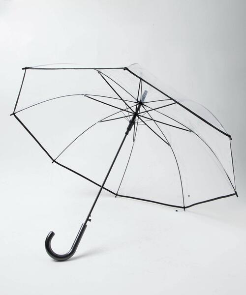 WEGO（ウィゴー）の「WEGO/カラーグラスファイバー傘（長傘・レディース・ブラック・FREE）」の2枚目の写真