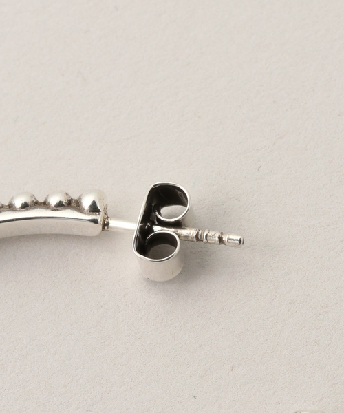 SLOBE IENA(スローブイエナ)の「PHILIPPE AUDIBERT/フィリップ・オーディベール フープピアス BOL3150(ピアス(両耳用)・レディース・シルバー・FREE)」の6枚目の写真